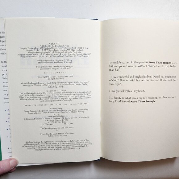 More Than Enough Proven Keys to Building Your Family & Financial Peace by Ramsey - Picture 3 of 7